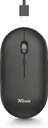 Trust Миша Puck Rechargeable Ultra-Thin BT WL Silent Black - мініатюра 4