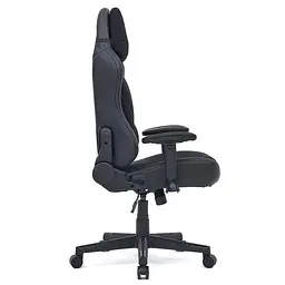 Геймерське крісло Mealux Cyberlux Helios Black (GM-204 B) - мініатюра 4