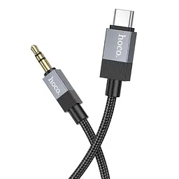 Кабель Hoco UPA32B Type-C to Jack 3.5 1 м чорний - мініатюра 4
