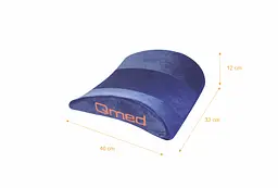 Подушка ортопедична під спину Lumbar Support м'яка Qmed 40x33x12 см med0001392 - мініатюра 4