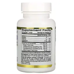 Риб'ячий жир California Gold Nutrition Омега 800 30 желатинових капсул - мініатюра 2