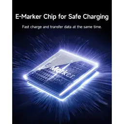 Дата кабель USB 2.0 AM to USB-C 1.0m 100W/7.5W black Baseus (E0426W01) - мініатюра 3