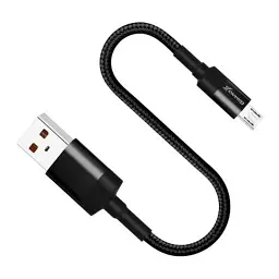 Дата кабель USB 2.0 AM to Micro 5P 0.2m Grand-X (FM-20M) - мініатюра 2