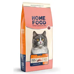 Корм для вибагливих котів Home Food з куркою та лівером 10кг