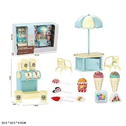Ігровий набір аксесуарів Coffee Machine Set Кав'ярня з кавоваркою та парасолькою (71022-67)