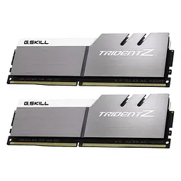 Модуль памяти G.Skill DDR4 16Gb (2x8) Trident Z Silver White 3200MHz (F4-3200C16D-16GTZSW) - миниатюра 2