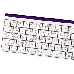Клавіатура Ajazz NK68 Red Switch UA White Contours (NK68-R-S-W) [156872] - мініатюра 5