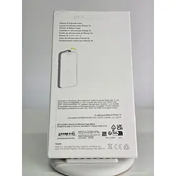 Оригінальний силіконовий чохол Apple Silicone Case with MagSafe для iPhone 15 (6.1") Midnight Black MT0J3ZM/A - мініатюра 4
