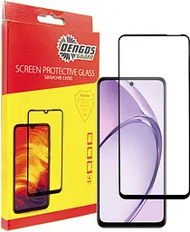 Захисне скло Dengos 5D Full Glue для екрану OPPO A3X Black
