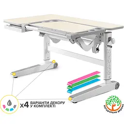 Дитячий стіл Mealux Kingwood Multicolor TG (арт. BD-820 TG/MC)