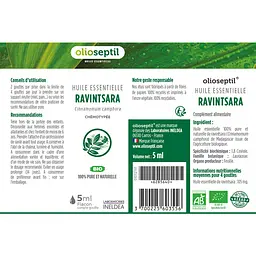 Ефірна олія Olioseptil Равенсари HEBBD 5 мл - мініатюра 2