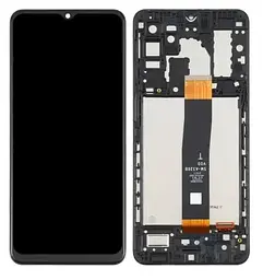 Дисплей (LCD) Samsung A235 Galaxy A23 INCELL із сенсором чорний + рамка