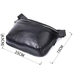 Шкіряна бананка унісекс GRANDE PELLE 25х15х4,5 см sum0026992 - мініатюра 4