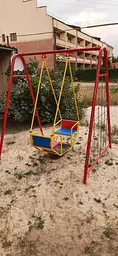Гойдалки дитячі "човник" на жорсткій підвісці. - мініатюра 3