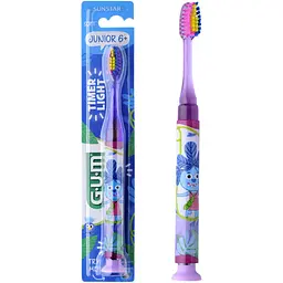 Зубна щітка GUM Junior Monster Light-Up м'яка - мініатюра 6