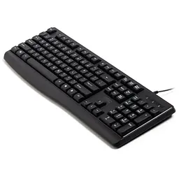 Клавіатура AOC KB120B USB UA Black (KB120B/97) - мініатюра 4