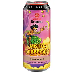 Пиво світле нефільтроване Forever Mister Durbecalo 0.5 л з/б