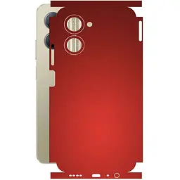 Защитная пленка StatusSKIN для Realme C33 Корпус Винил красная матовая