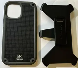 Оригінальний протиударний чохол із кліпсою Pelican Shield G10 для iPhone 12 Pro Grey аналог OtterBox Defender - мініатюра 7