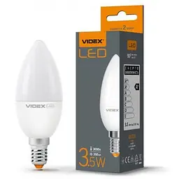 Лампочка Videx C37e 3.5W E14 3000K 220V (VL-C37e-35143) - мініатюра 2