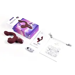 Смарт-вібратор Magic Motion Ponder Red, подвійна стимуляція, віброяйце+язичок для клітора - мініатюра 5