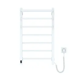 Електрична рушникосушка Navin Fortis 480x800 Sensor права біла 12-228153-3680, Білий, Праве, Електронний - мініатюра 2