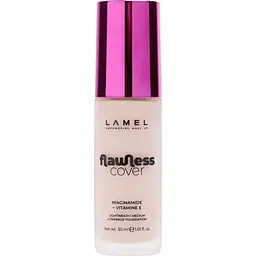 Тональна основа Lamel Flawless Cover lightweight medium coverage Foundation №01 30 мл