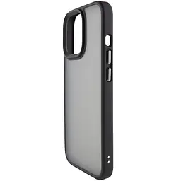 TPU+PC чохол Metal Buttons для Apple iPhone 13 Pro (6.1") Чорний / Black - мініатюра 3