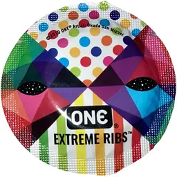 Презервативи One Extreme Ribs екстремально ребристі 3 шт. (ROZ6400230316) - мініатюра 4