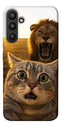 Чохол Demsky Shocked cat and lion для Samsung Galaxy A34 5G