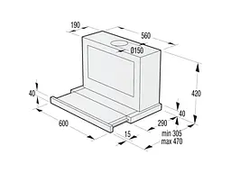 Витяжка Gorenje BHP623E8X - мініатюра 2