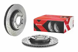 Диск гальмівний вентильований Audi A4 B5, A4 B7, A4 B6, A8 D2 94-13р Brembo (09.7196.1X)