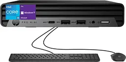 Комп'ютер персональний неттоп HP Pro 400-G9 Mini Intel i3-13100T 8GB F512GB UMA WiFi кл+м 3р Win11P - мініатюра 2