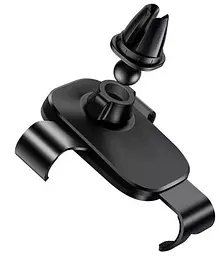 Тримач для мобільного Usams US-ZJ052 Gravity Car Holder Black (ZJ52ZJ01) (6958444982076) - мініатюра 3