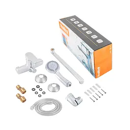 Змішувач для ванни Haiba Troya 006 Euro HB9660, Хром - мініатюра 6
