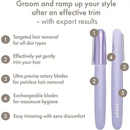 Тример для тіла GESKE Precision Trimmer 4in1 Purple (HB0455) [132066] - мініатюра 8
