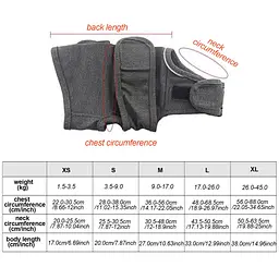 Заспокійливий жилет для собак WanTalk Dog Anxiety Jacket, Light Grey - мініатюра 7