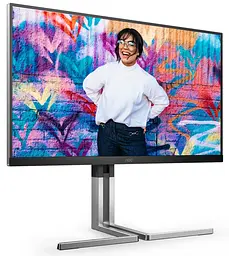 Монiтор 27" Q27U3CV Black AOC teh0027387 - мініатюра 2