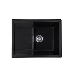 Кухонна мийка гранітна Kroner KRP Komposit SCH-6550 CV027409, Чорний
