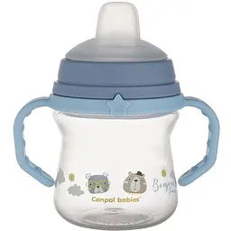 Кружка тренувальна Canpol babies First Cup Bonjour Paris 150 мл синій - мініатюра 4