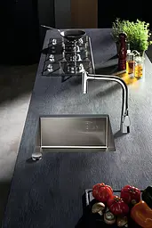 Кухонна мийка Hansgrohe S719-U400 під стільницю 450x450 Stainless Steel 43425800, Нержавіюча сталь - мініатюра 3