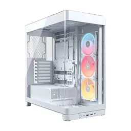 Корпус для ПК Corsair FRAME 4500X LX-R RGB Tempered Glass White (CC-9011317-WW)