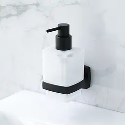 Дозатор для рідкого мила Am.Pm Gem black A9036922, Чорний матовий - мініатюра 2