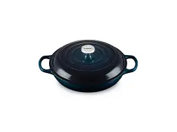 Каструля Le Creuset Signature Cast Iron Shallow Casserole 30 см Nuit (21180301294475)