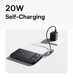 Зовнішній акумулятор Power Bank Baseus EnerFill FC11 10000mAh 22.5W E00304 чорний - мініатюра 4