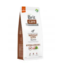 Сухий корм Brit Care Dog Hypoallergenic Weight Loss для собак із зайвою вагою, гіпоалергенний із кроликом 12 кг (арт.172225/559169)