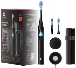 Електрична зубна щітка Oclean X Ultra Set OLED Black
