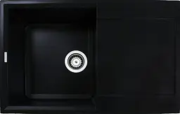 Кухонна мийка Adamant HORIZON антрацит 780x495x230 мм, з крилом 78 см