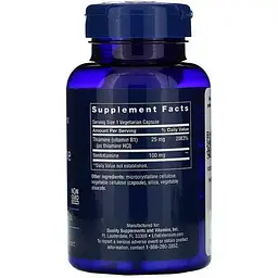 Бенфотіамін Life Extension Benfotiamine з тіаміном 100 мг 120 капсул - мініатюра 2