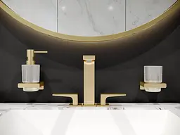 Склянка підвісна Hansgrohe AddStoris Brushed Bronze/скло 41749140 бронза - мініатюра 3